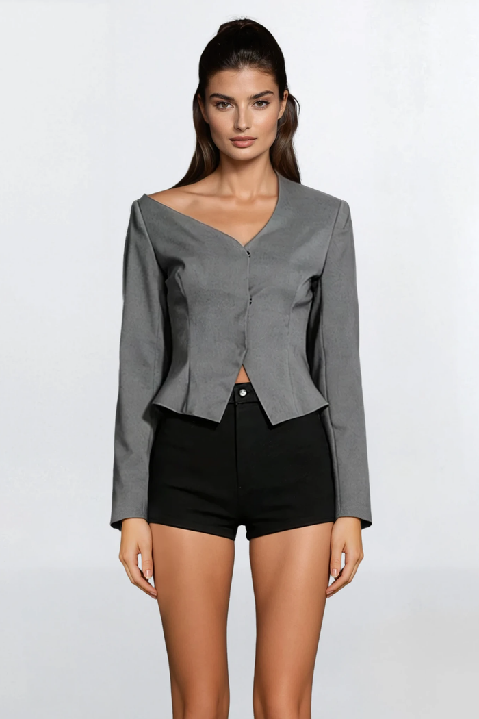 Farideh One Shoulder Blazer