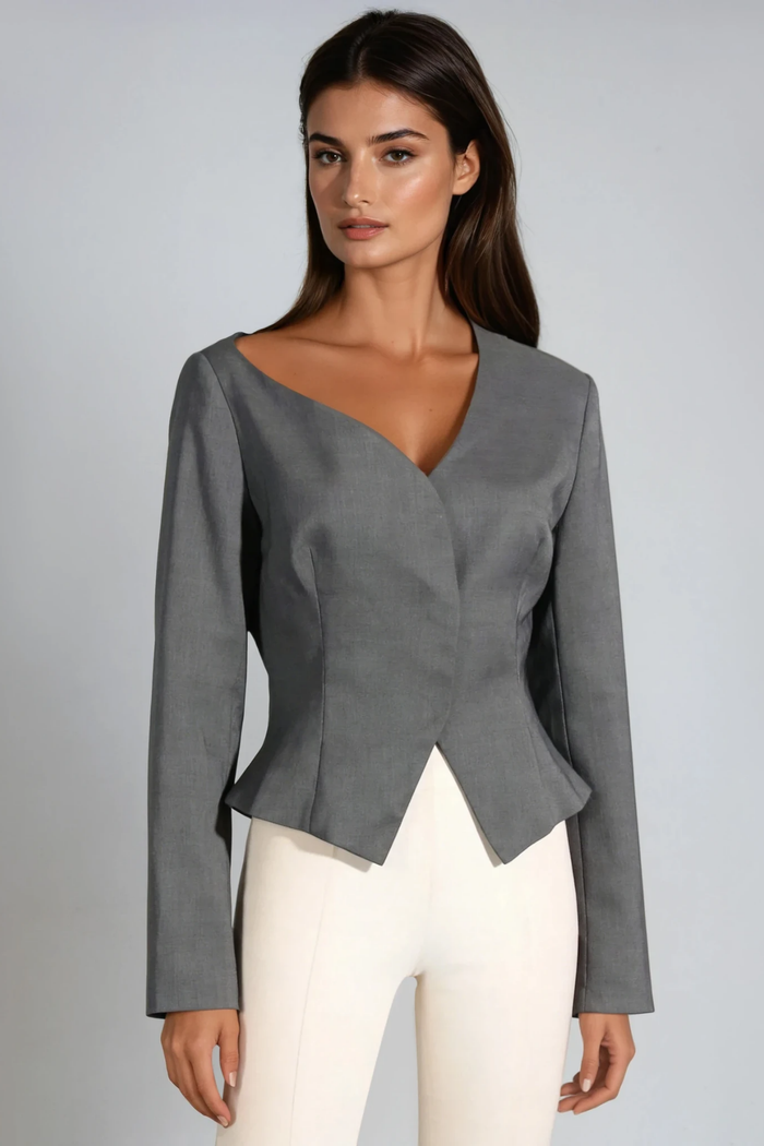 Farideh One Shoulder Blazer