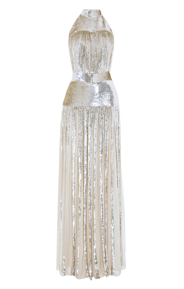 Filigree Dress - Silver