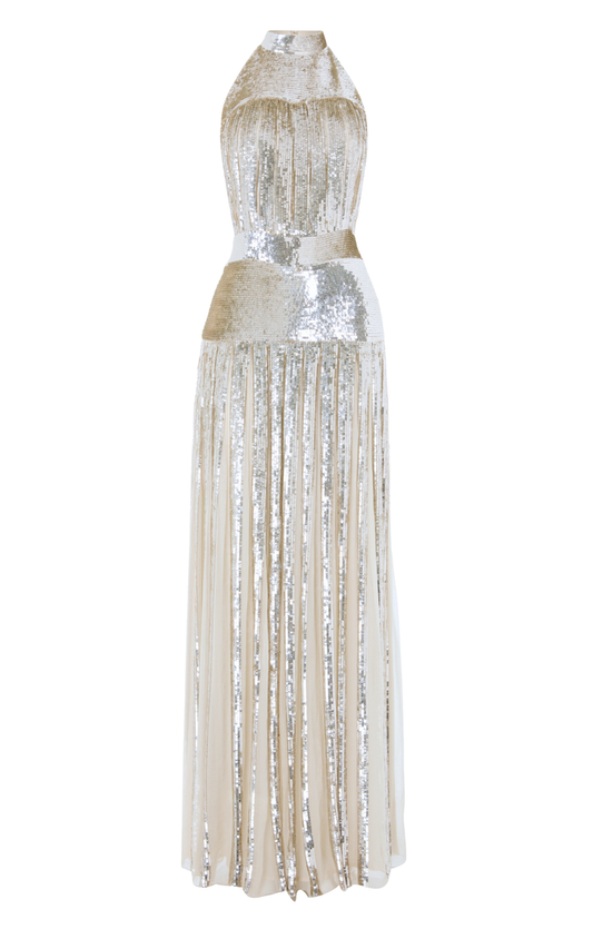 Filigree Dress - Silver
