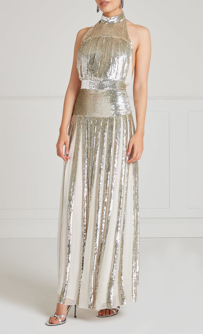 Filigree Dress - Silver