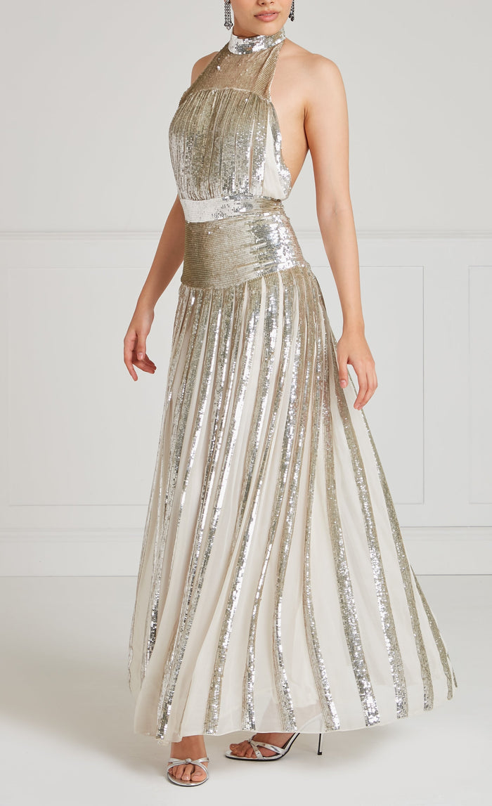 Filigree Dress - Silver