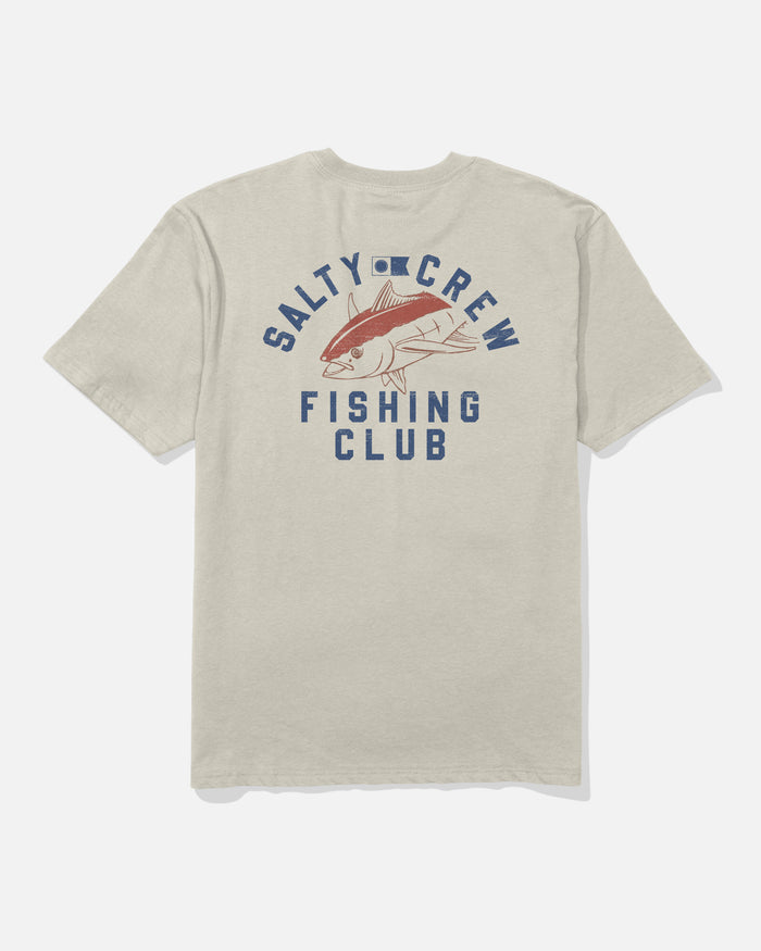 Fishing Club Ss Tee - Moonbeam