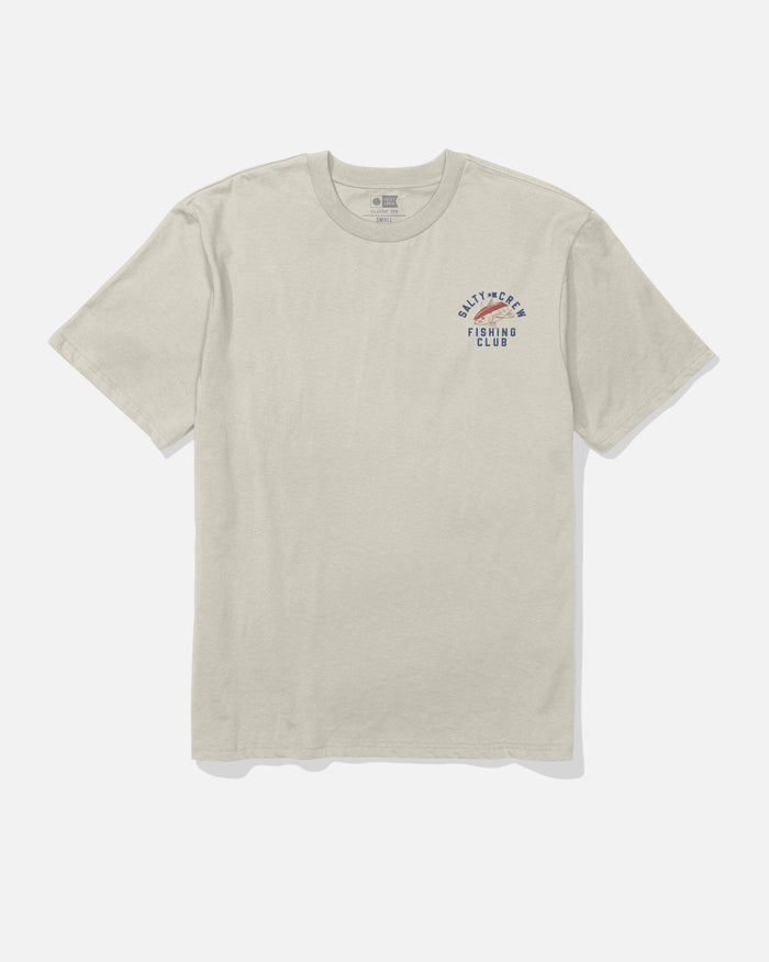 Fishing Club Ss Tee - Moonbeam