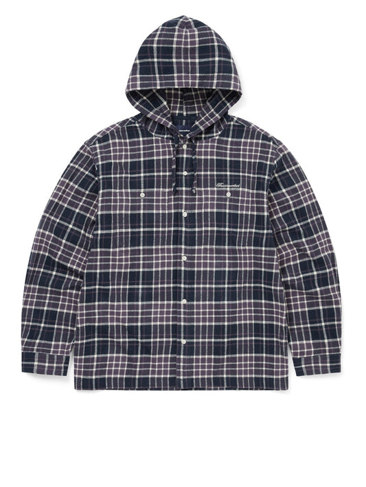 Flannel Hooded Check Shirt