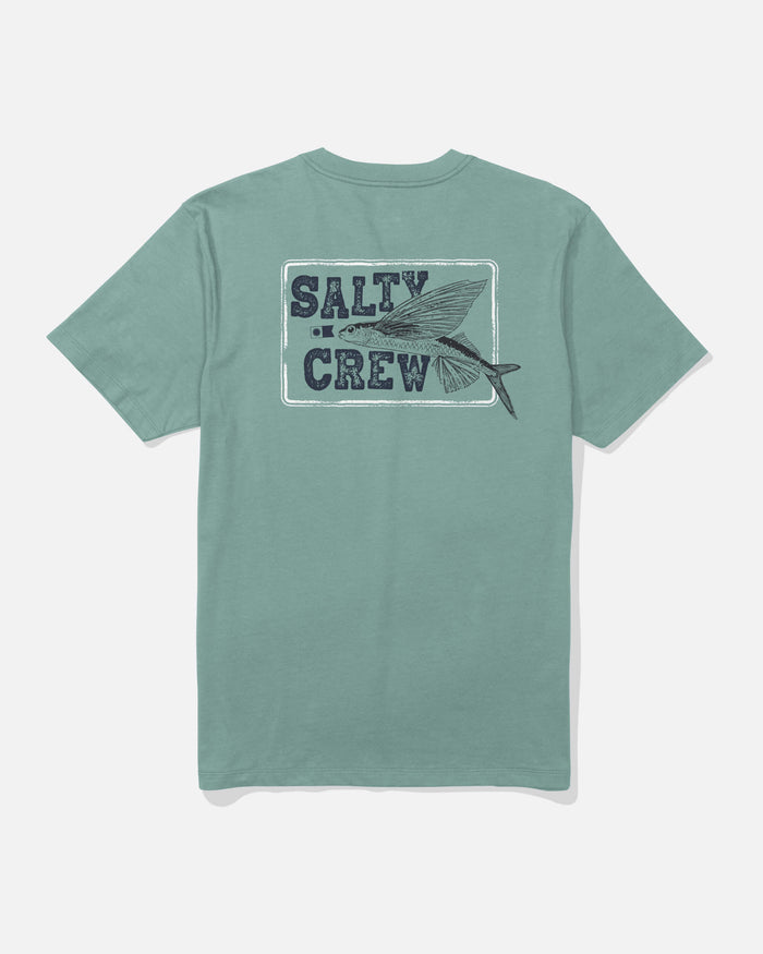 Flyer Ss Tee - Mackerel