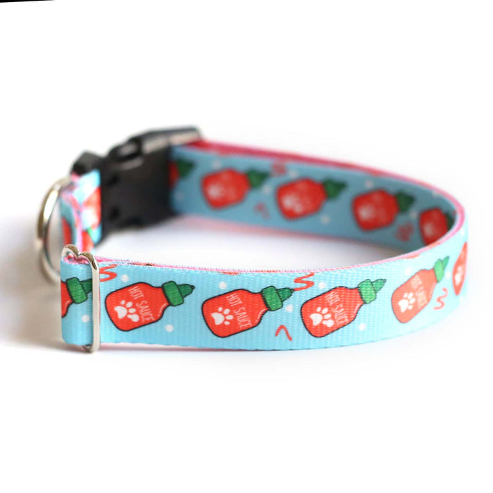 Thin & Sleek Fi Compatible Dog Collar - Clive and Bacon