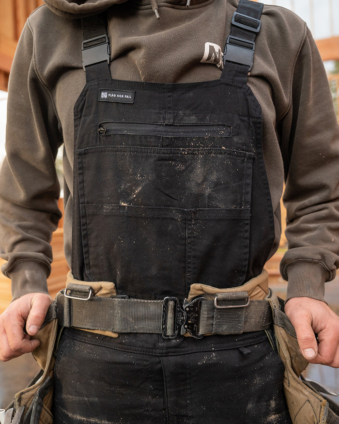 FOREVER OVERALLS - BLACK
