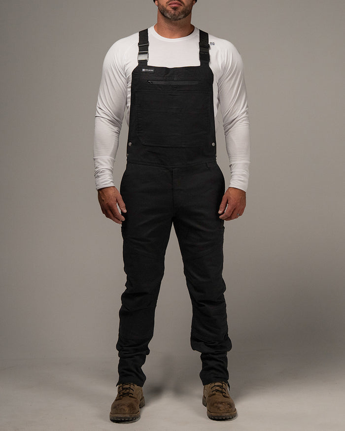 FOREVER OVERALLS - BLACK