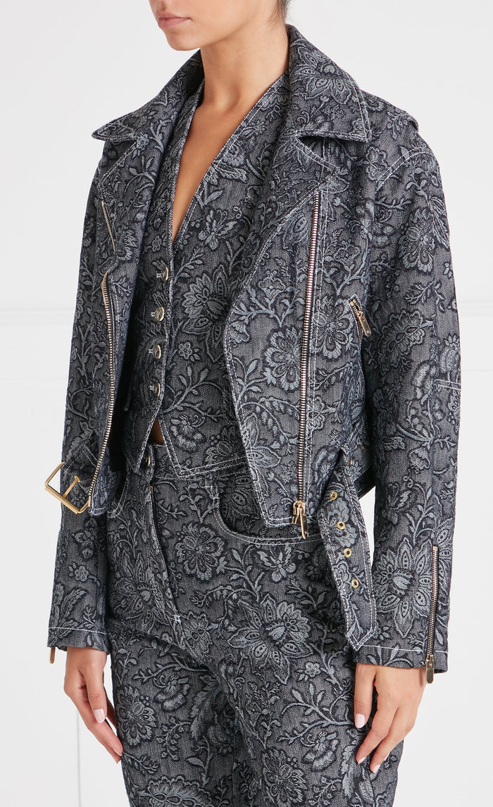 Francis Denim Jacket - Washed Black