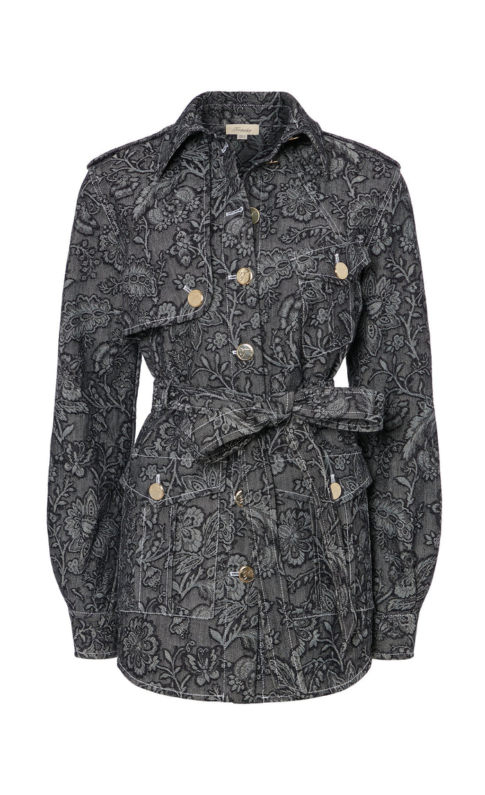 Francis Denim Shirt Jacket - Washed Black