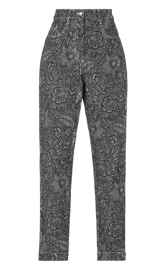 Francis Denim Trousers - Washed Black