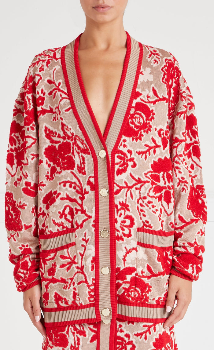 Francis Knit Cardigan - Oatmeal Mix