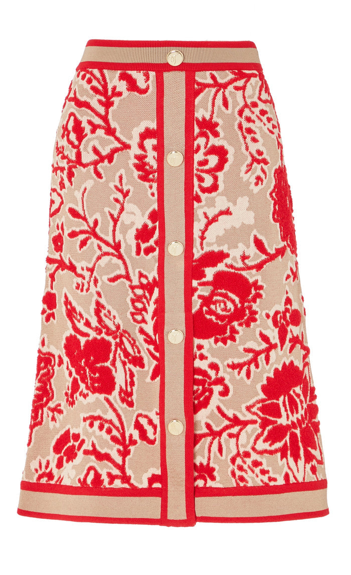 Francis Knit Skirt - Oatmeal Mix