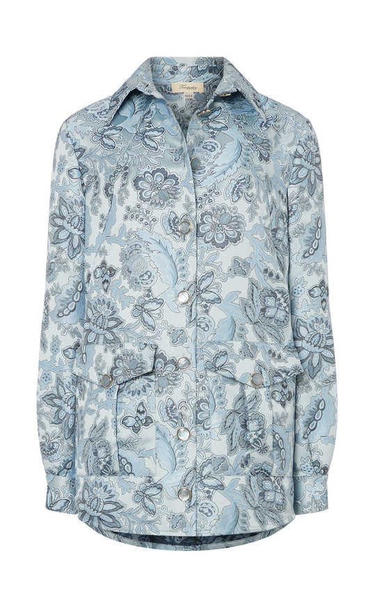 Francis Shirt Jacket - Light Blue
