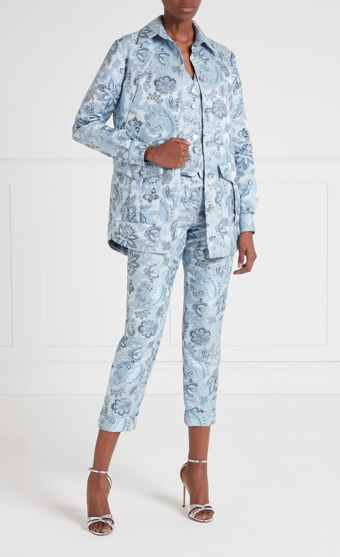 Francis Shirt Jacket - Light Blue