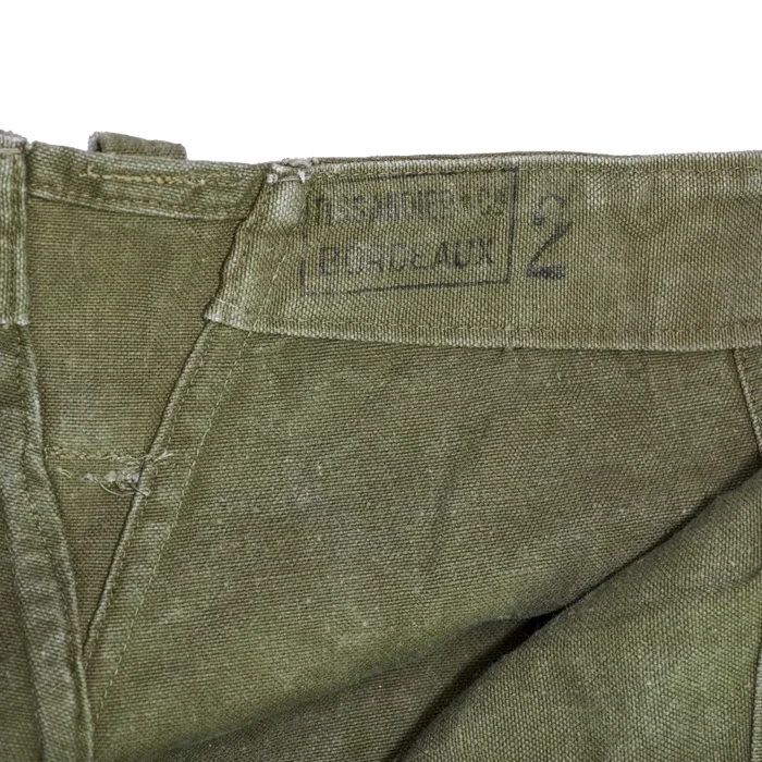 French Army M35 Canvas Motorcycle Trousers - Large - French Army Surplus - Combat Trousers