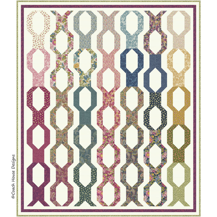 Friendship Bracelet Downloadable PDF Quilt Pattern