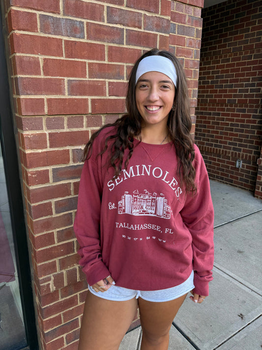 FSU Stadium Coordinates Sweatshirt