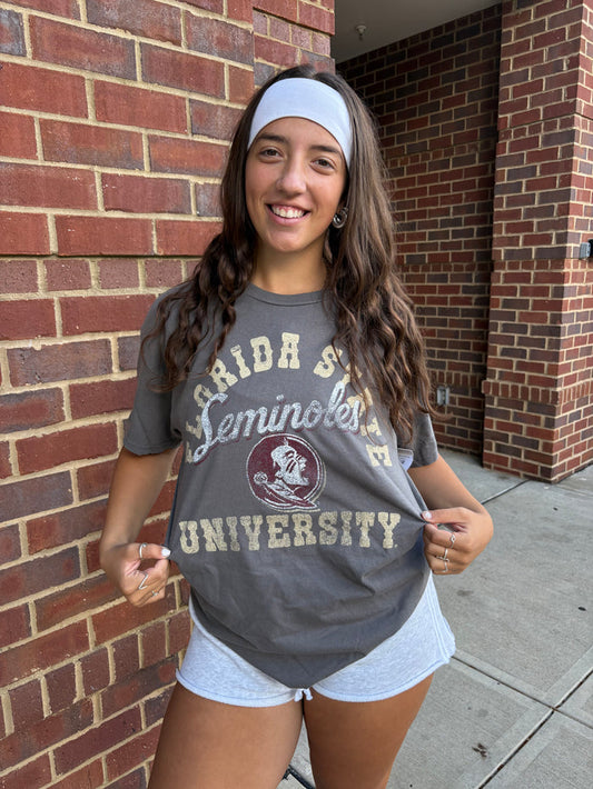 FSU Thrifted Draft Tee