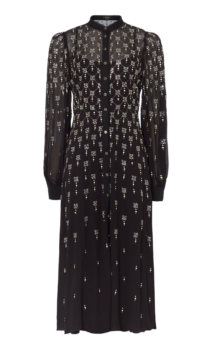 Gallantry Shirt Dress - Black