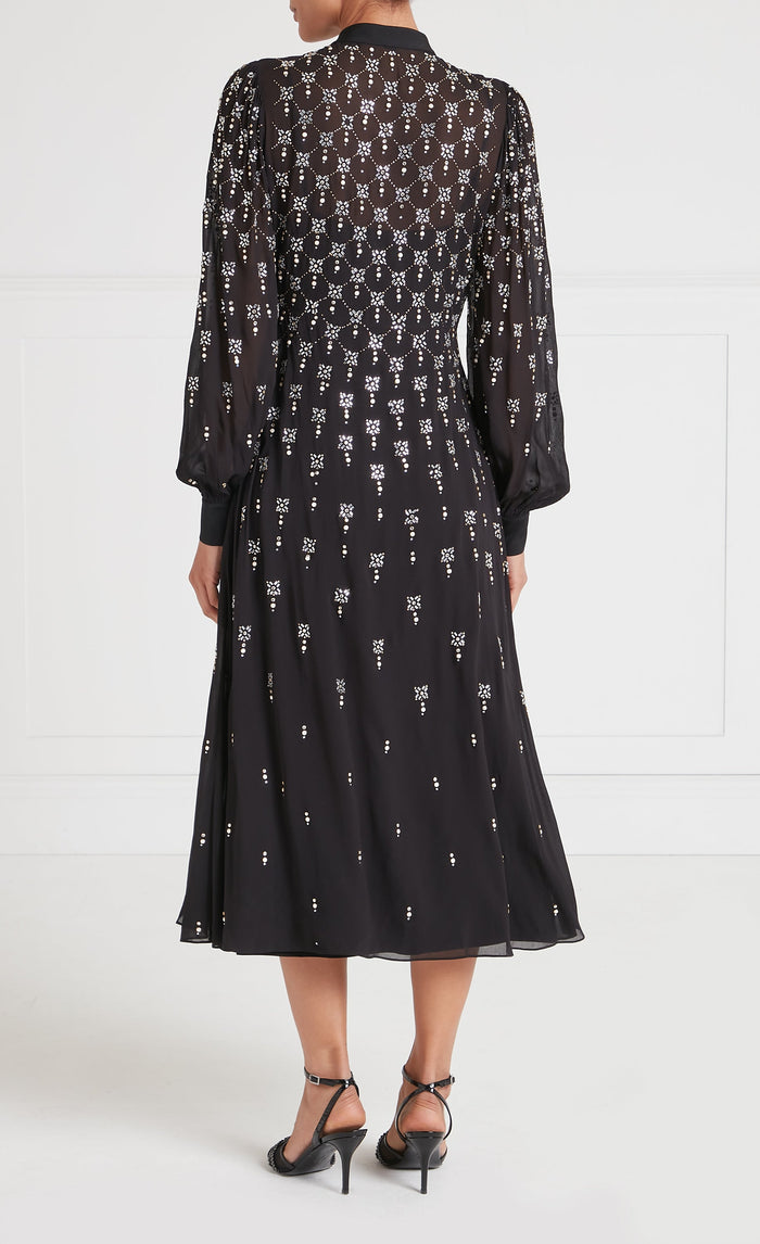 Gallantry Shirt Dress - Black