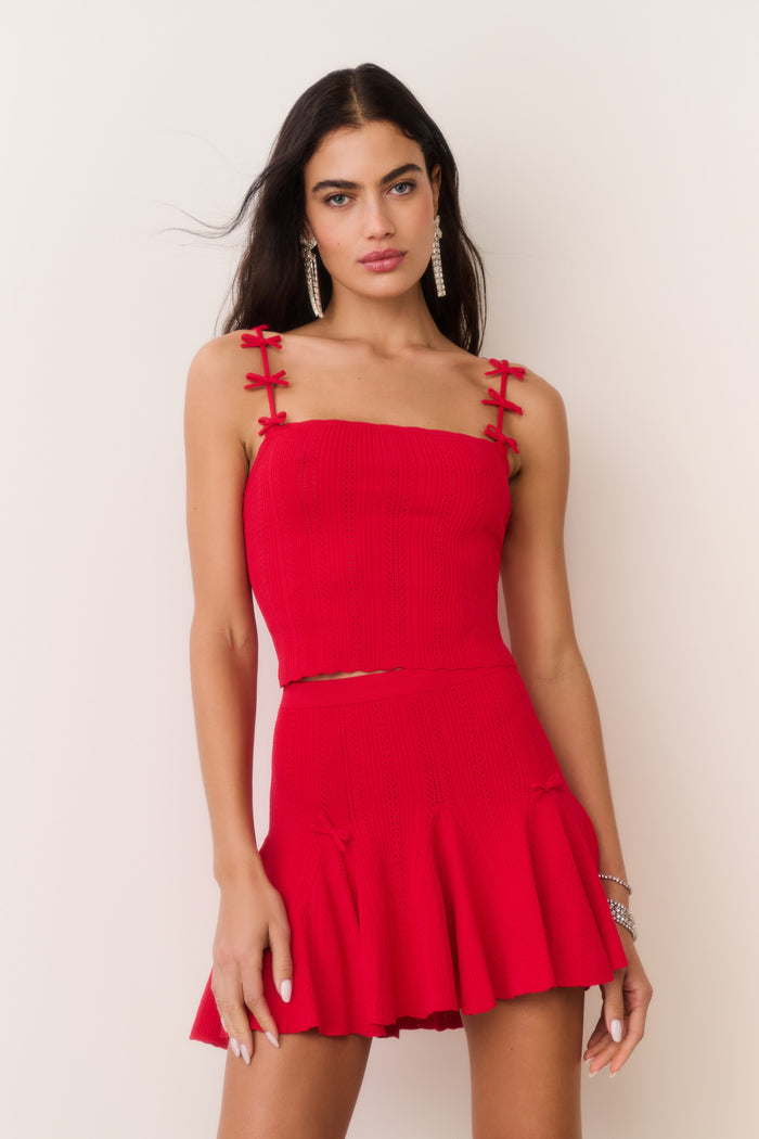 Garrett Rib Pointelle Top