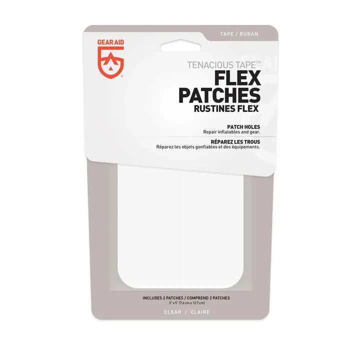 Gear Aid Tenacious flex patches packaging front detail