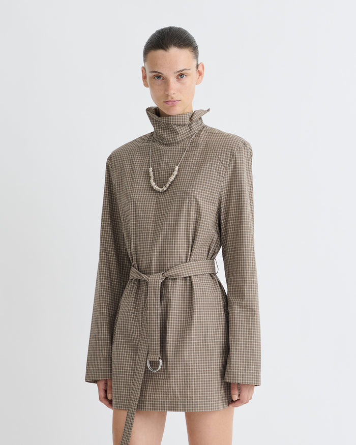 Geradine - Mini dress - Brown/Creme
