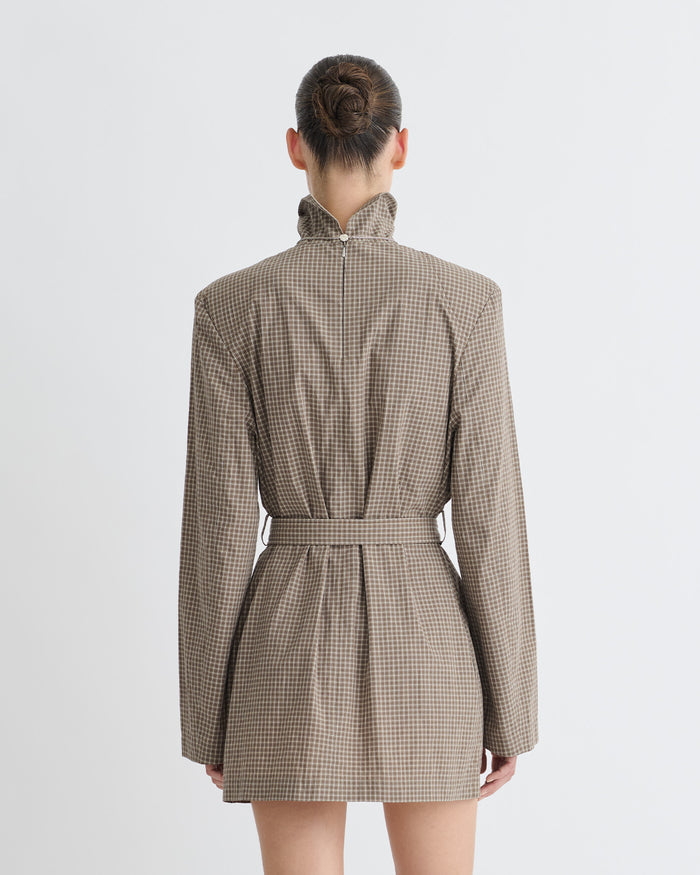 Geradine - Mini dress - Brown/Creme