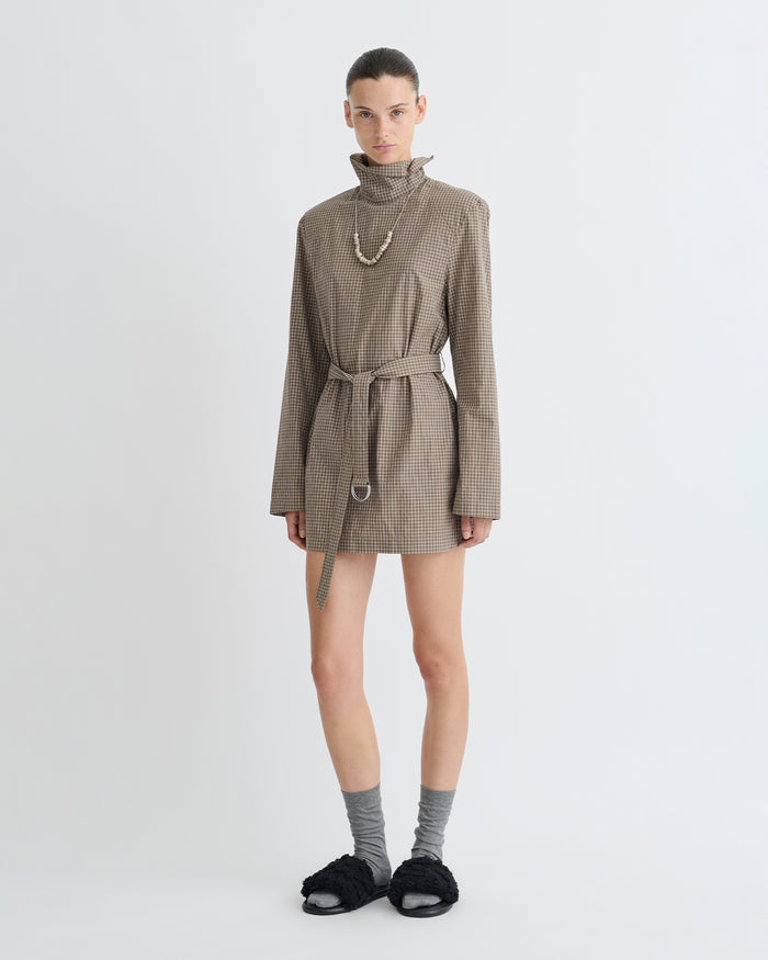 Geradine - Mini dress - Brown/Creme