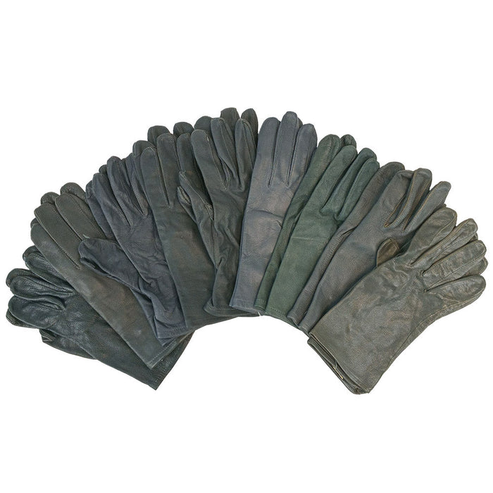 German Army Leather Gloves - German Army Surplus - Gloves
