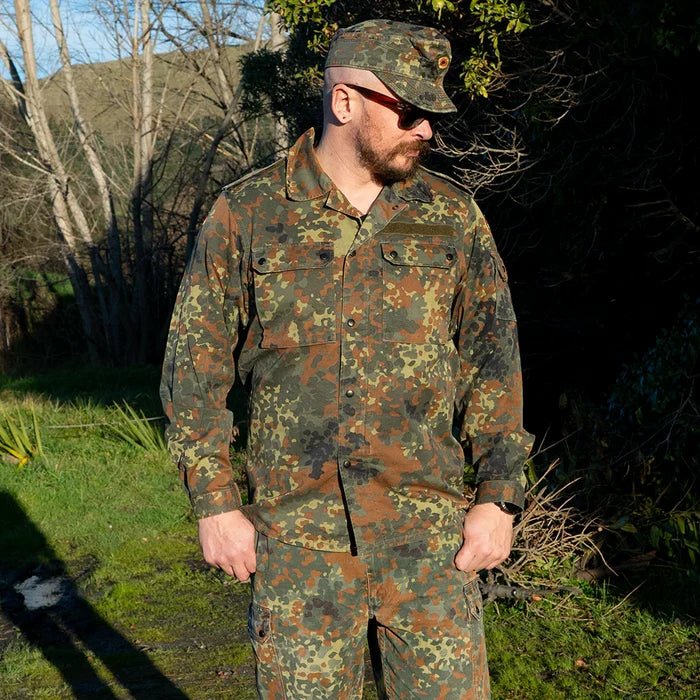 German Flecktarn Shirt - Value Grade - German Army Surplus - Field Shirts