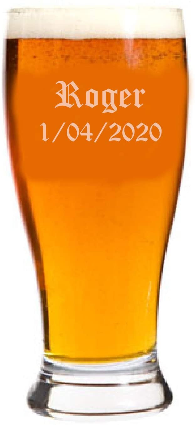 Wine Roger Beer Glass Free Engraving