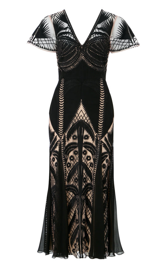 Giselle Dress - Black Mix