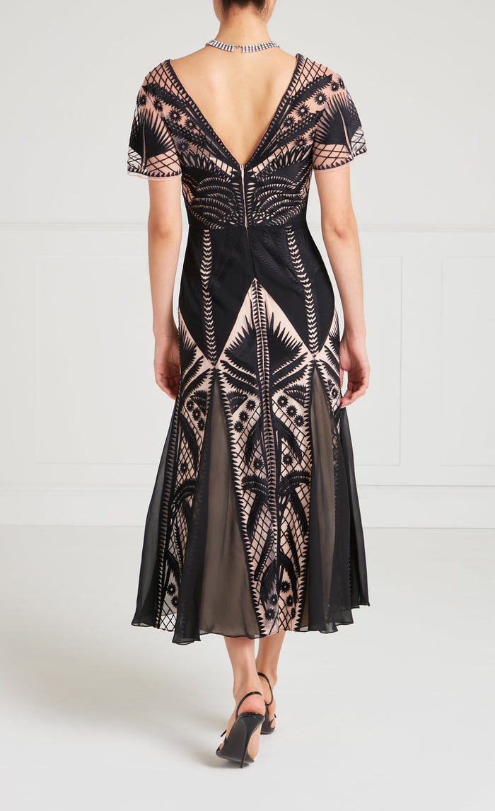 Giselle Dress - Black Mix