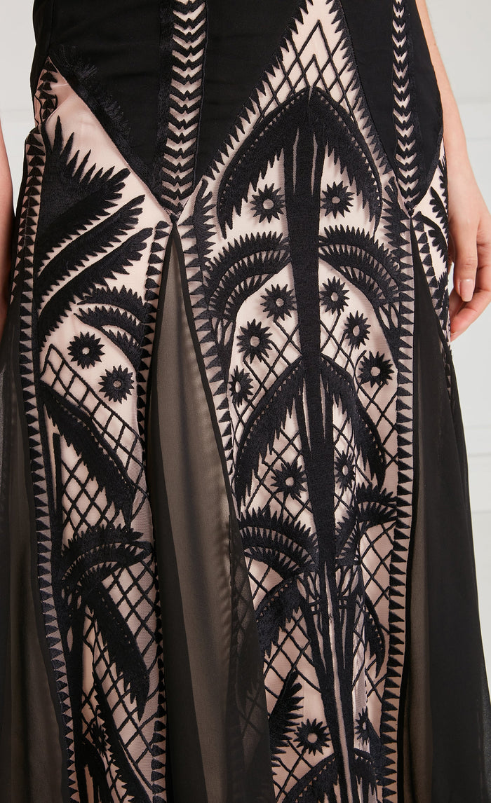Giselle Dress - Black Mix