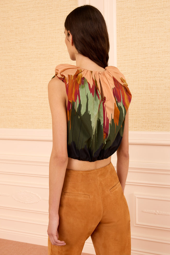Gracie Cotton Top - Agate