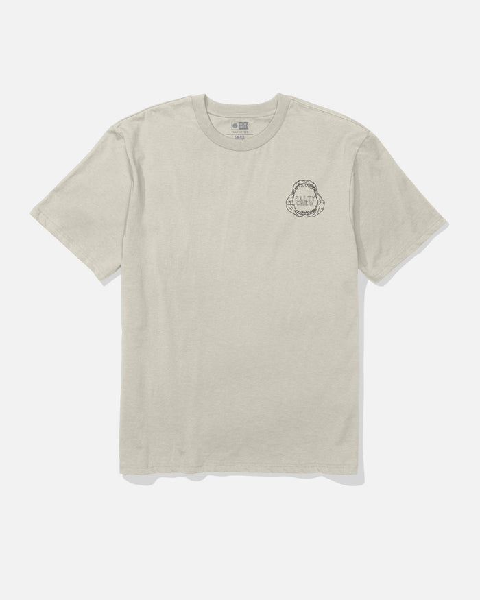 Great Wht Ss Tee - Moonbeam
