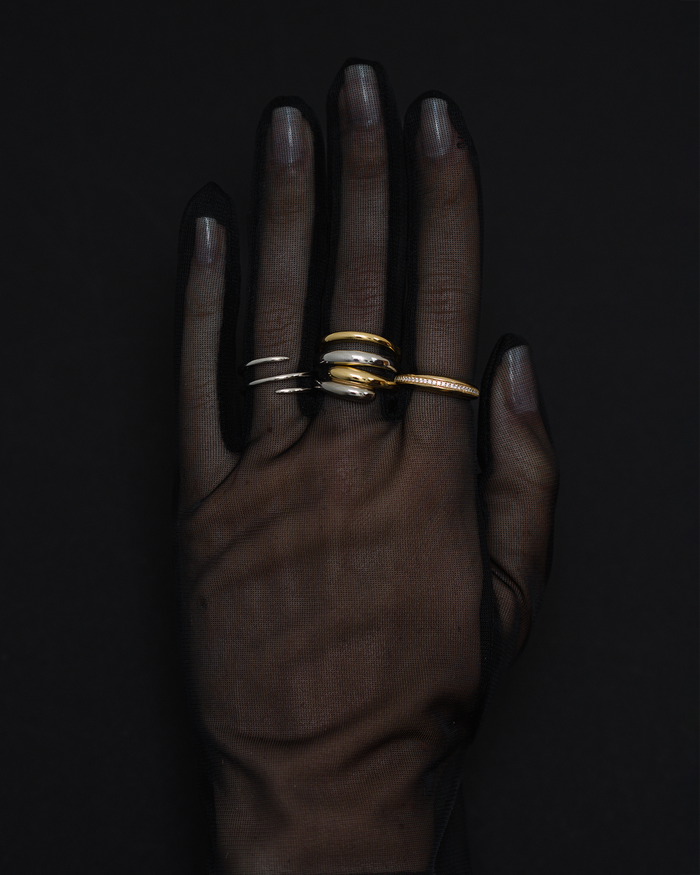 Grayson Two-Tone Wrap Ring - Mod + Jo