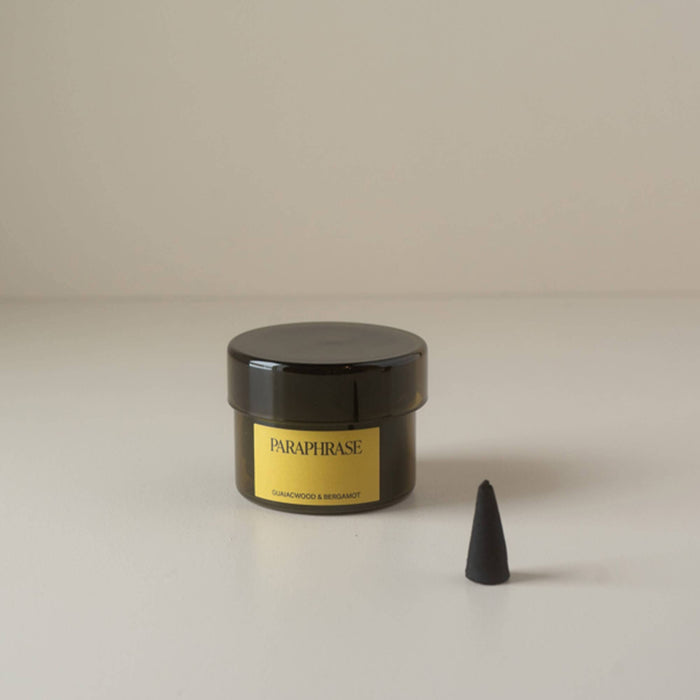 Guiacwood & Bergamot Incense Cones - Mod + Jo - Jewelry built to last, advanced plating technology