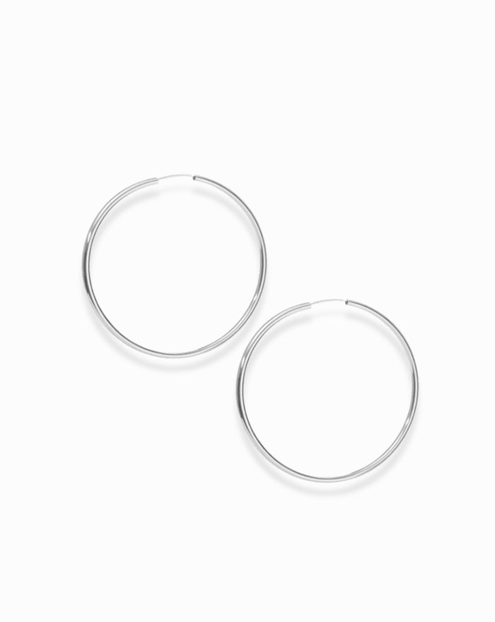 Gwen Classic Hoops - Mod + Jo - Jewelry built to last, advanced plating technology