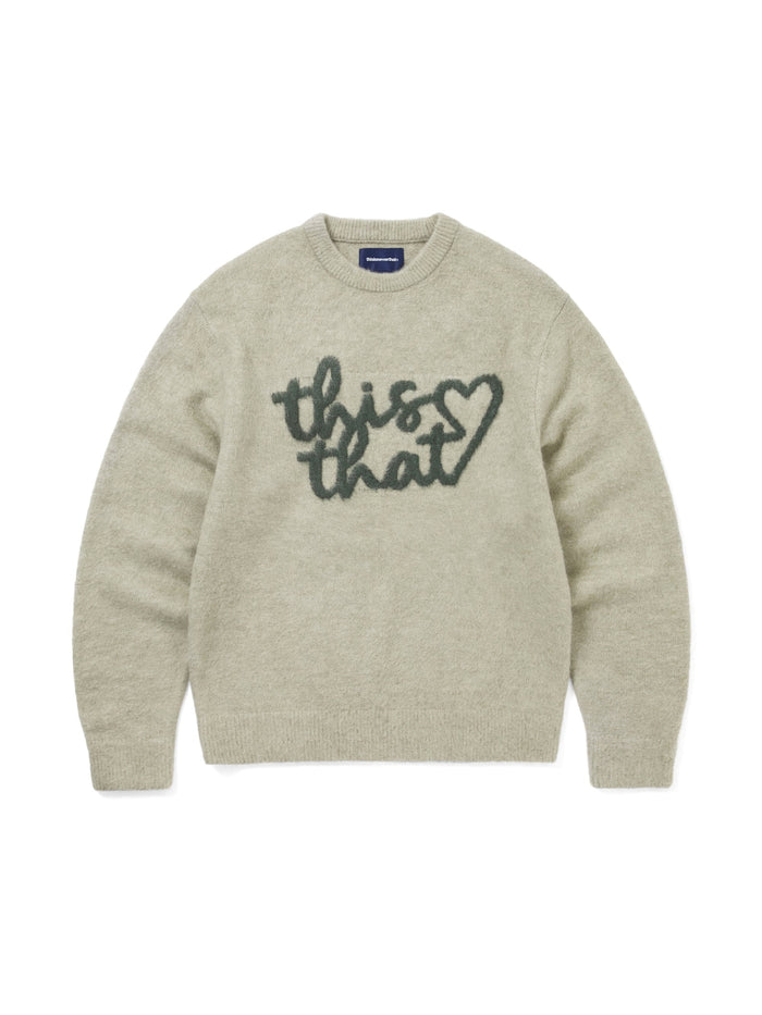 Heart Logo knit Sweater