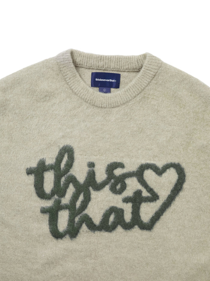 Heart Logo knit Sweater