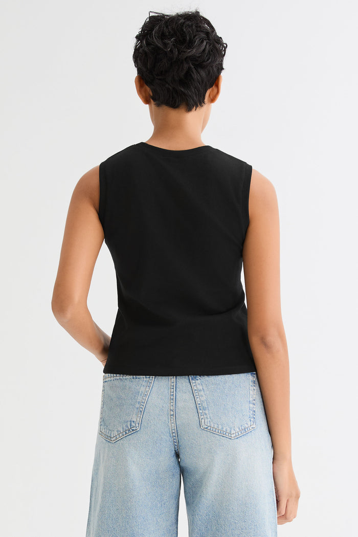 Orolay High Neck Tank Tops Sleeveless Workout #color_black