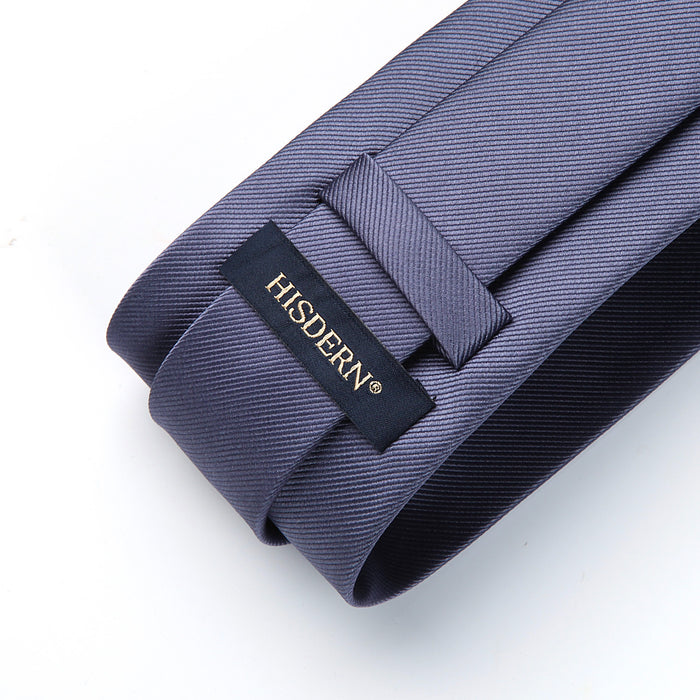 Solid Tie Handkerchief Clip - GRAY