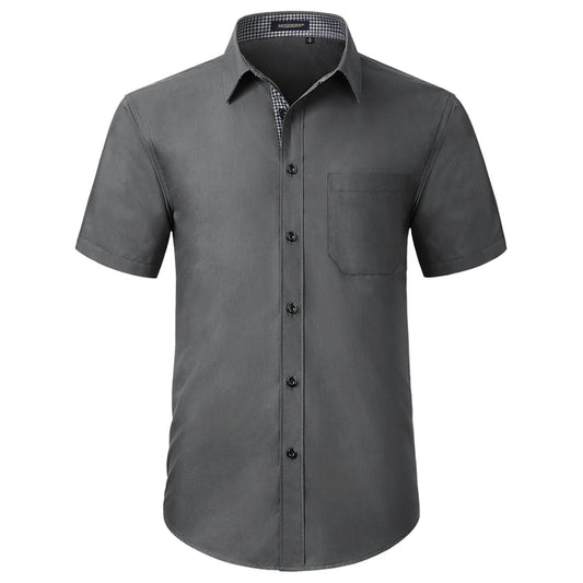 Men's Short Sleeve with Pocket - B1-GRAY