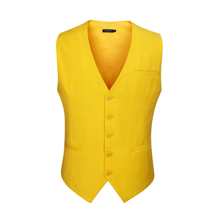 Formal Suit Vest - Z1 - YELLOW