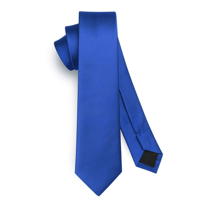 Solid 2.17'' Skinny Formal Tie - B3-ROYAL BLUE