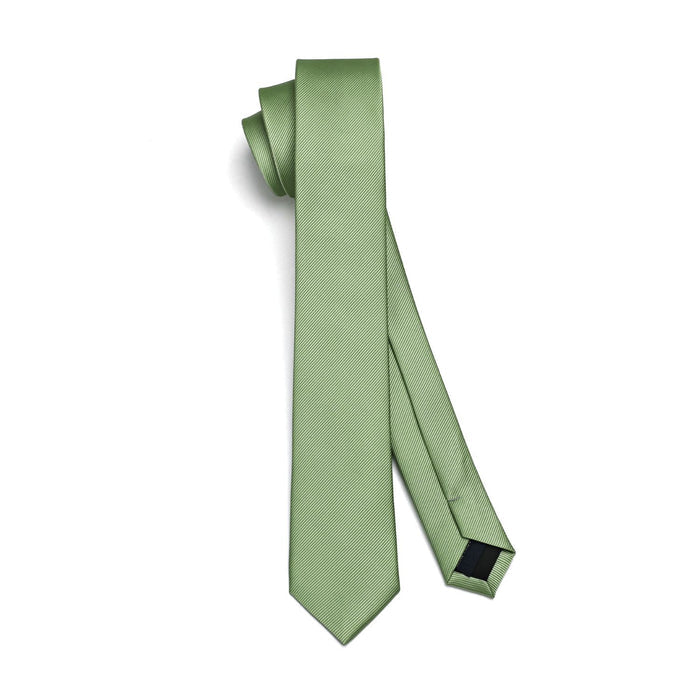 Solid 2.4'' Skinny Formal Tie - SAGE GREEN